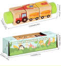 Puzzle rotatif en bois Montessori - Éveil et motricité fine bébé