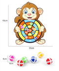 Cible fléchettes animaux - Jeu interactif famille