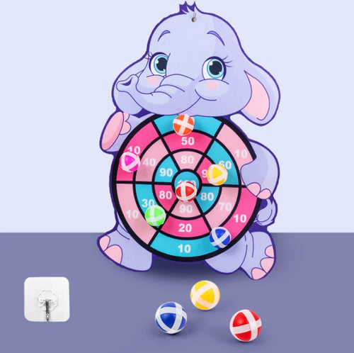 Cible fléchettes animaux - Jeu interactif famille