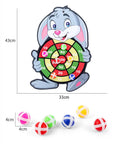 Cible fléchettes animaux - Jeu interactif famille