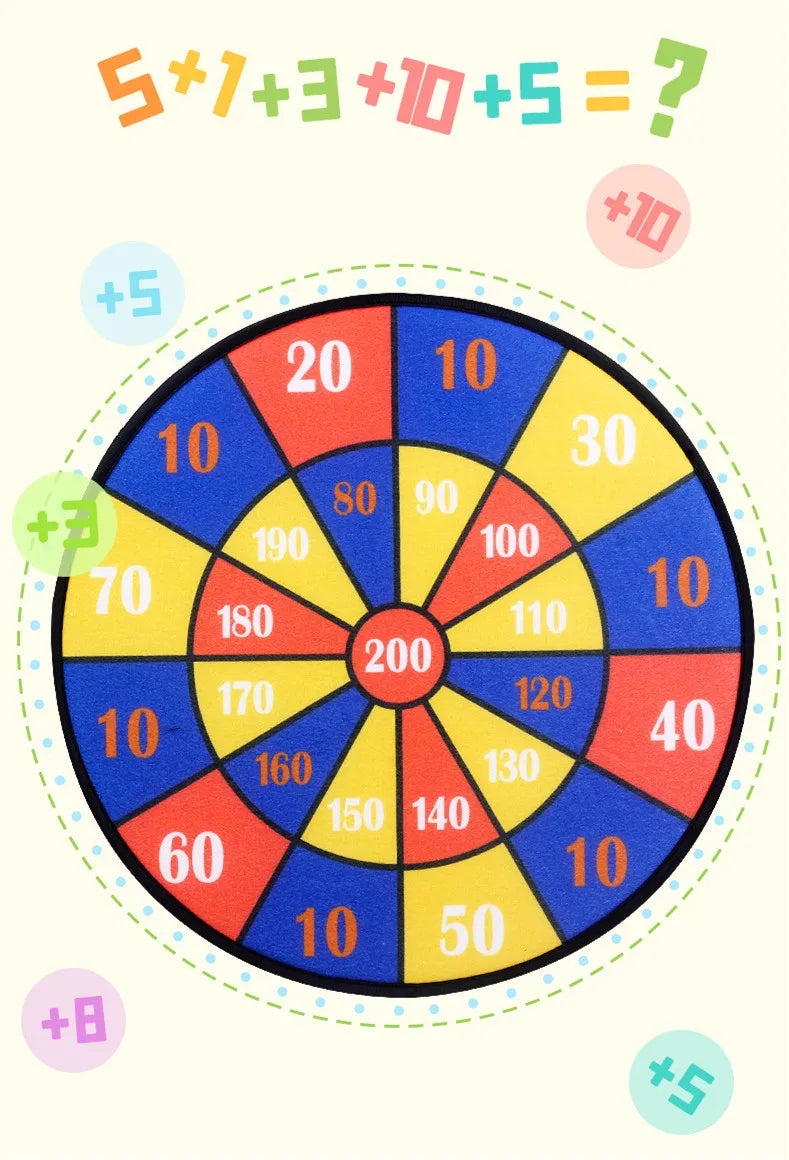 Cible fléchettes animaux - Jeu interactif famille