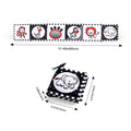 Baby Cloth Book High Contrast Baby Toys 0M+ Newborn Crib Toys Black and White Animal Sensory Cloth Books Montessori Toys