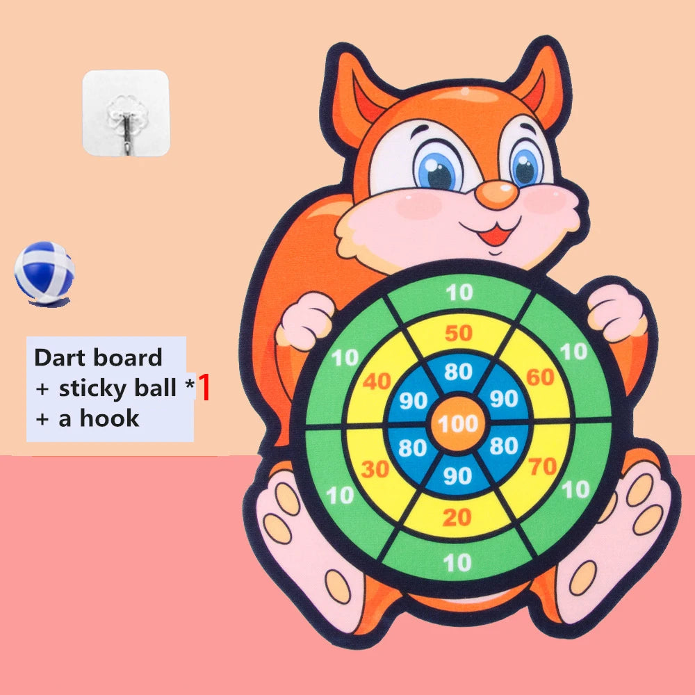 Cible fléchettes animaux - Jeu interactif famille