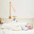 Boîte à musique rotative berceau - Hochet apaisant bébé 0-12 mois