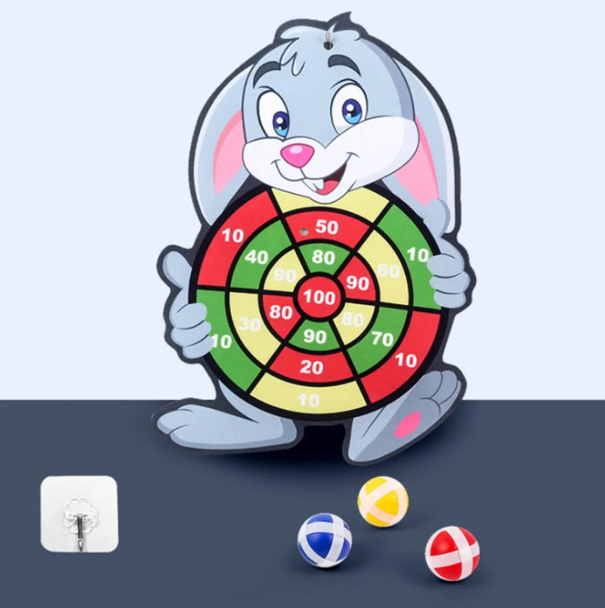 Cible fléchettes animaux - Jeu interactif famille