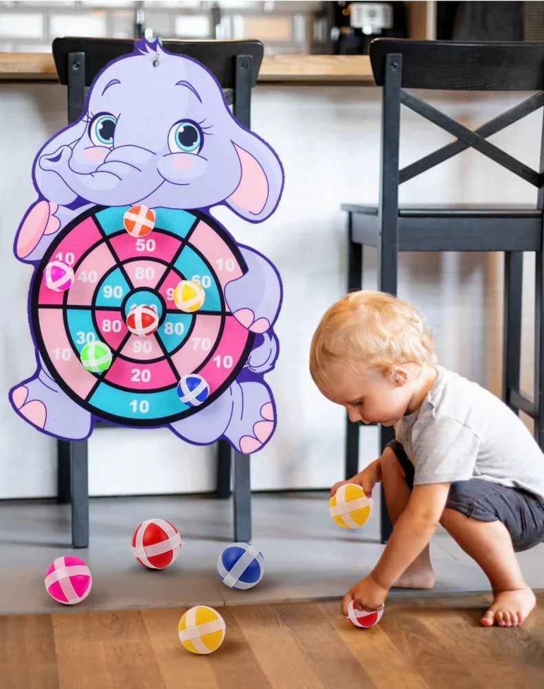 Cible fléchettes animaux - Jeu interactif famille