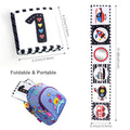 Baby Cloth Book High Contrast Baby Toys 0M+ Newborn Crib Toys Black and White Animal Sensory Cloth Books Montessori Toys