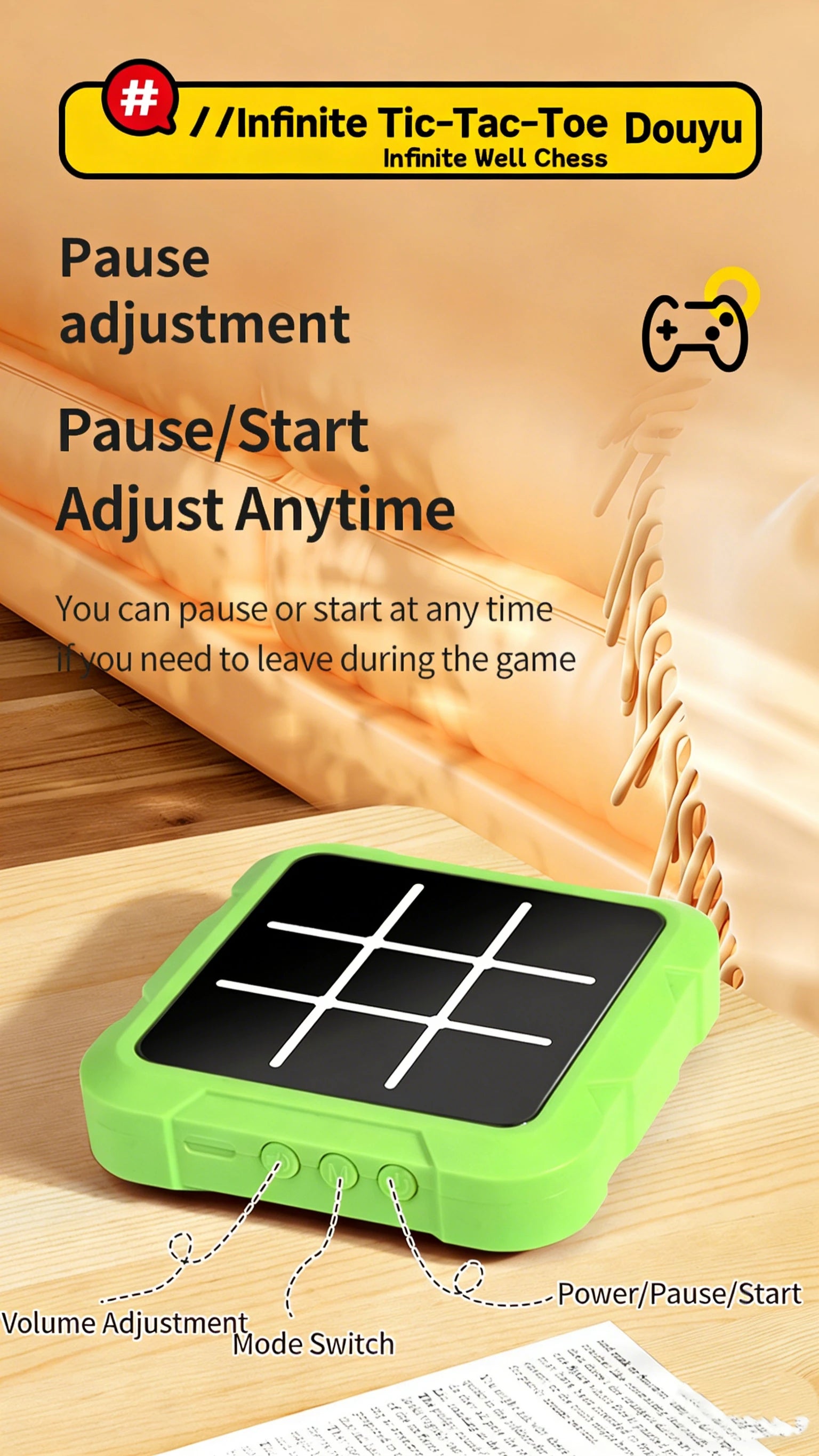 Jeu électronique Tic Tac Toe - Stratégie et réflexion parent-enfant