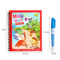 Cahier de coloriage magique à l'eau - Jouet éducatif Montessori 2-4 ans