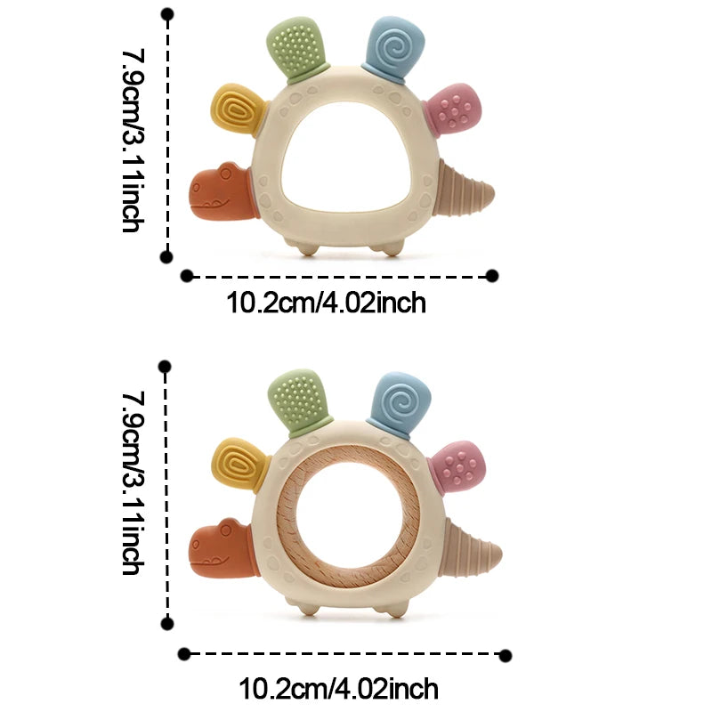Hochet mordant sensoriel dentition bébé