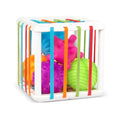 Cube sensoriel Montessori bébé éveil