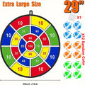 Jeu de fléchettes enfant 74 cm - Balles adhésives intérieur/extérieur
