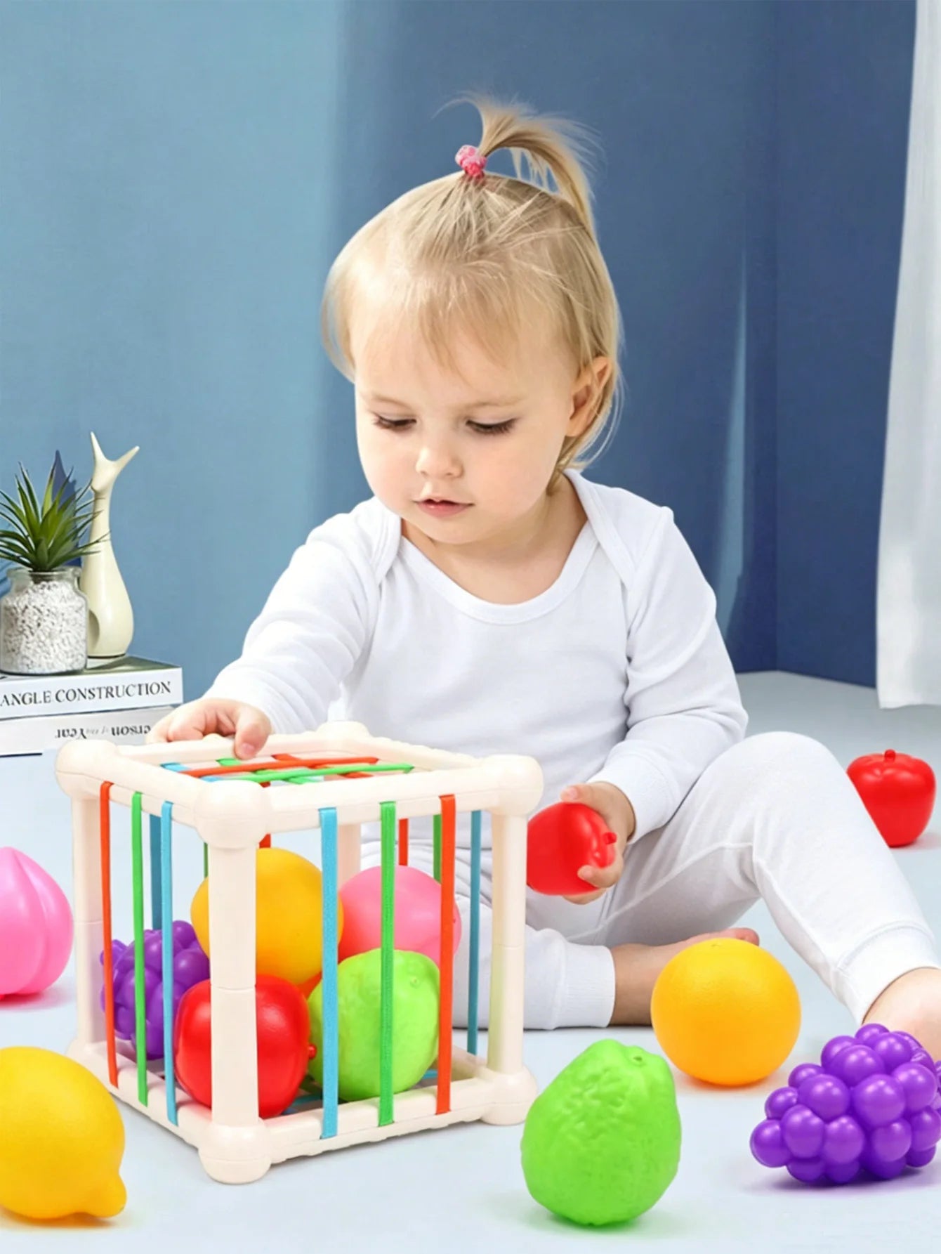 Cube sensoriel Montessori bébé éveil