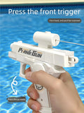 Pistolet à eau blague double effet - Jouet farce été piscine plage