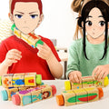 Puzzle rotatif en bois Montessori - Éveil et motricité fine bébé