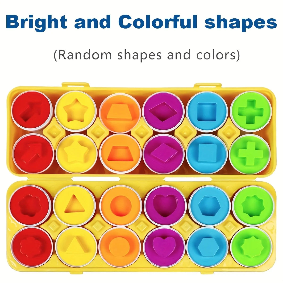Œufs formes et couleurs - Jeu d'association éducatif enfant