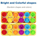 Œufs formes et couleurs - Jeu d'association éducatif enfant