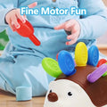 Hérisson sensoriel Montessori - Jouet éveil motricité fine 1-4 ans