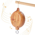 Boîte à musique rotative berceau - Hochet apaisant bébé 0-12 mois