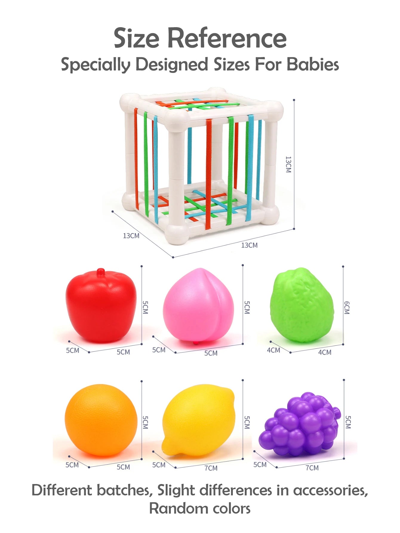Cube sensoriel Montessori bébé éveil