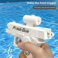 Pistolet à eau blague double effet - Jouet farce été piscine plage